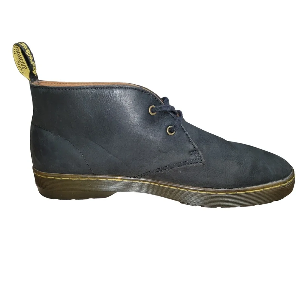 Dr. Doc Martens Men's Black Leather‎ Cabrillo Crazy Horse Chukka Boots Size 13 M
